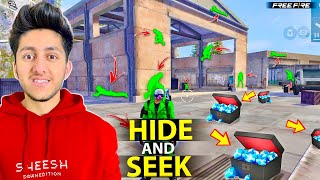 Playing Hide And Seek On Mill Finding These Noob Hackers 😂 In Free Fire [upl. by Gilburt]