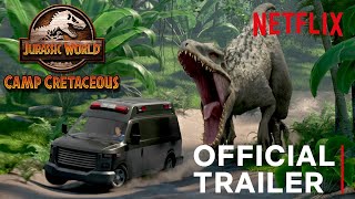 Jurassic World Camp Cretaceous  Official Trailer  Netflix [upl. by Pacifica680]