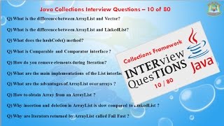 Java Collections Interview Questions – 10 out of 80 [upl. by Elynad]