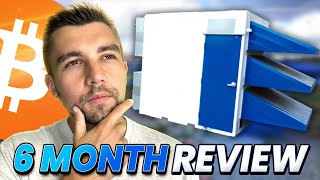 Prebuilt Bitcoin Mining Container  6 Month Review [upl. by Yddur]