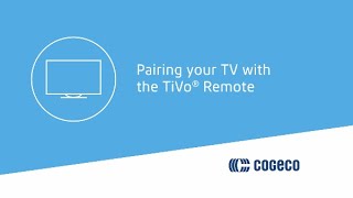 Pairing Your TV with the TiVo Remote [upl. by Pierette]