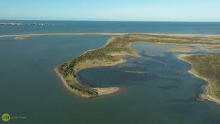 Wingfoil dans lestuaire de lOrne drone [upl. by Tawney432]