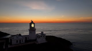 Wells Fishguard Strumble Head Lighthouse Sunset [upl. by Patterman]