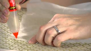 How to Hem Polyester Curtains With Fabric Glue  Felt Wool amp Other Fabric Care [upl. by Omura]