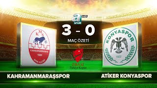 Kahramanmaraşspor 30 Atiker Konyaspor  Maç Özeti [upl. by Ellenehc606]