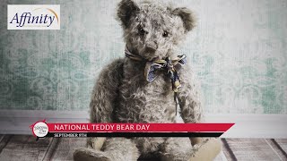 NATIONAL DAY CALENDAR National Teddy Bear Day [upl. by Sherfield146]