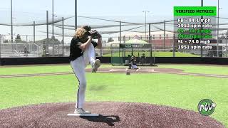 Moses Feltenstein  PEC  RHP  Bozeman HS MT July 23 2024 [upl. by Ynoyrb]