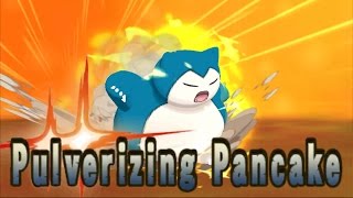 Snorlax Snorlium Z move  Pulverizing Pancake [upl. by Crispa141]