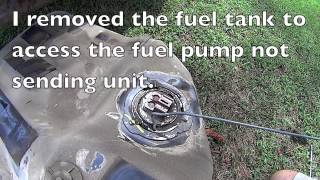 DIY How to fix a stuck fuel gauge Honda Accord sending unit repair and location [upl. by Tripp]