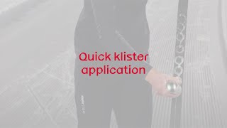 How to apply quick klister on your skis [upl. by Arrac]