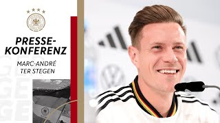 🎙️ Pressekonferenz der Nationalmannschaft mit MarcAndré ter Stegen am 0509 [upl. by Jolie]