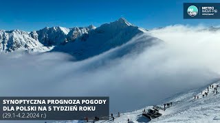 IMGWPIB Synoptyczna prognoza pogody dla Polski na 5 tydzień roku 291422024 r [upl. by Akanke945]