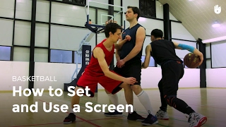 Setting and Using a Screen  Basketball [upl. by Rusty]