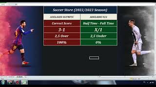 Soccer Store Correct Score  Ht  Ft Analysis 100 [upl. by Mikaela]