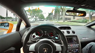 A Day in a 2007 Lamborghini Gallardo  Gated 6Speed Sweetness POV amp Binaural Audio [upl. by Laehpar892]