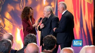 David di Donatello standing ovation al Quirinale per Vincenzo Mollica [upl. by Intirb]