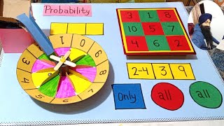 Probability working model  probility math game  probability and statistics working model [upl. by Danny]