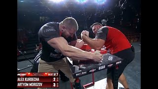 Artyom Morozov vs Alex Kurdecha 42 Armwrestling [upl. by Tima309]