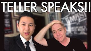 Teller Reacts to my 1st Fool Us Appearance  TELLER SPEAKS [upl. by Cynde]