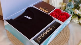 Gift for himBirthday gift boxGift hamperShirt hamperBirthday hamperGift boxGift ideas [upl. by Huskey]