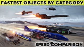 SPEED COMPARISON FASTEST Objects by Category [upl. by Lubbock]