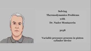 Thermodynamics with Dr Nader Montazerin 3038Variable pressure process in pistoncylinder device [upl. by Buttaro153]