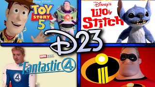 All D23 Announcements Full Breakdown Trailers amp First Looks [upl. by Horne186]