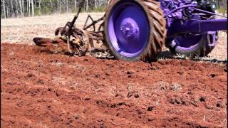 RePowered Massey 33 pulling two furrows [upl. by Anilatak]