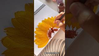 How did I painted using real flower 🤯🤩 shortviral diy painting [upl. by Teague]