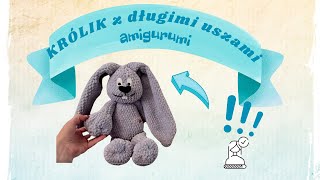 Zajączek króliczek na szydełku  jak zrobić  crochet rabbit CZĘŚĆ 1 [upl. by Annirok]