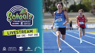 Day One  Pt 1  2023 Chemist Warehouse Australian All Schools Athletics Championships [upl. by Israel945]