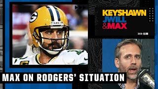 Why Max Kellerman is bothered by Aaron Rodgers saying that he was immunized  KJM [upl. by Trisa61]