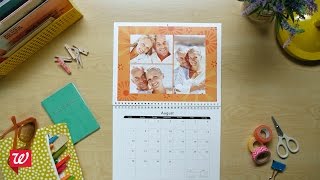 Create Personalized Wall Calendars at Walgreens [upl. by Aseeram]