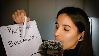 ASMR APRENDE FRANCÉS  CLASE 2 [upl. by Candless]