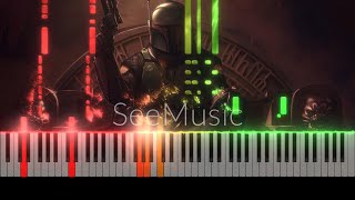 The Book of Boba Fett Piano Version [upl. by Enitsirhc]