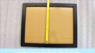 How To Measure a Picture Frame [upl. by Reed]