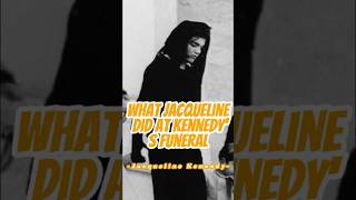 What Jacqueline did at Kennedy’s funeral that made her the center of attention usa celebrity [upl. by Akimet]