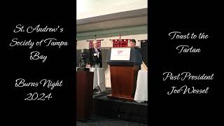 St Andrews Society of Tampa Bay Burns Night 2024 Toast to the Tartan [upl. by Nnairol456]