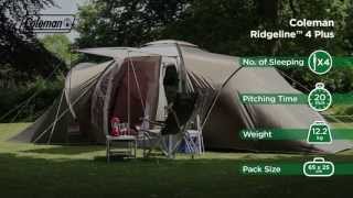 Coleman® Ridgeline 4 Plus Camping Tent [upl. by Ennoryt]