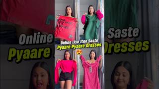 Online Liye itne Saste Pyaare Pyaare Dresses 😍 shorts sonadey dresses [upl. by Eittap]