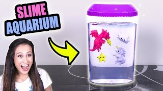 SLIME AQUARIUM MAKEN  MeisjeDjamila [upl. by Beverlie300]