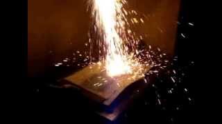 Welding Blanket  Fire Blanket Fabric Spark Testing [upl. by Navy]