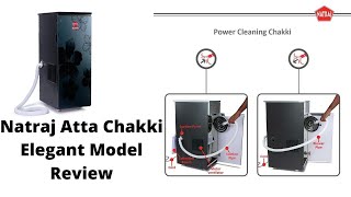 Natraj Elegant Atta chakki Demo and Unboxing Natraj Atta Gharganti Natraj ATTA maker Review [upl. by Mell]