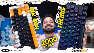 Cosmic Byte CBGK32 Themis vs MAGEGEE MKBox  Best Mechanical Gaming Keyboard under 2000 in 2023 [upl. by Melmon]