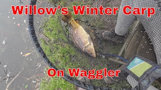 Willows winter Carp on Waggler feb 2024 subtitles added [upl. by Mikal553]