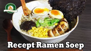 Recept Japanse ramen noedel soep met kip maken [upl. by Ahseik308]