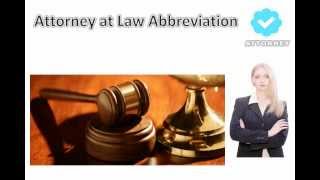 What is ATTORNEY AT LAW définition of ATTORNEY AT LAW [upl. by Anaoy]