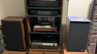 Thorens TD 150 TT  NAD c162 Preamp  Crown CT810 Amp [upl. by Llenehc28]