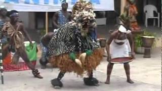 African Mask Dance GLAH OF COTE DIVOIRE by AANINKA [upl. by Assenev870]