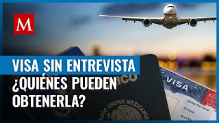 Te contamos quiénes pueden sacar la visa americana en 2024 sin entrevista y en menos de tres días [upl. by Filahk]